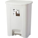 ゴミ箱 インテリア ダストボックス エバン ペダルペール35L ホワイト A6005ペダルペール ゴミ箱 屋内ペール 手が触れない ダストボックス シンプル スタイリッシュ 足で開ける 清潔 キッチン