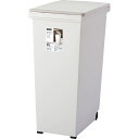 ゴミ箱 インテリア ダストボックス エバン プッシュペール45L ホワイト A6013プッシュペール ゴミ箱 屋内ペール キッチン ダストボックス シンプル スタイリッシュ プッシュ式 ゴミの分別 捨てやすい