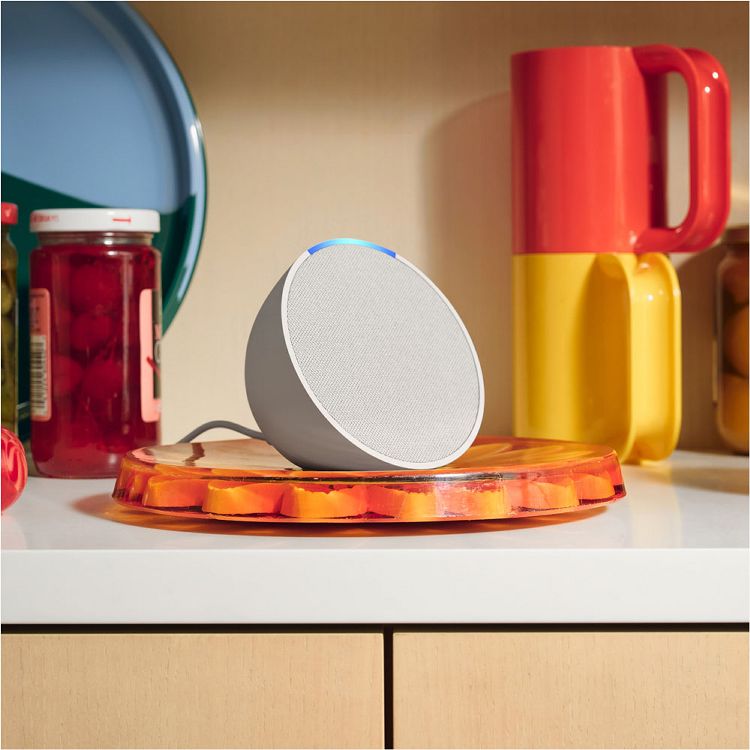 スマートデバイス エコー Alexa Echo Pop(エコーポップ) B09WX3PJ3Xアレクサ aiスピーカー スマートスピーカー スマートホーム アマゾン スピーカー えちょ Amazon チャコール グレーシャーホワイト