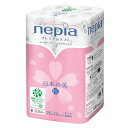 トイレットペーパー 日本製 無香料 ネピア プレミアムソフト トイレットロール 日本の美 12ロール ダブル 桜 25m巻き 541182トイレットペーパー プレミアム やわらかい パルプ 吸水 ソフト 12ロール ダブル FSC 国産 ネピア