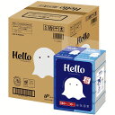 【ケース販売】ティッシュペーパー Hello まとめ買い ハロー ソフトパックティシュ ハーフ 180組×10個パック×12 5242-caseハーフサイズ ソフトティッシュ 備蓄 小さめサイズ ティシュ 省スペース ちょっと使い