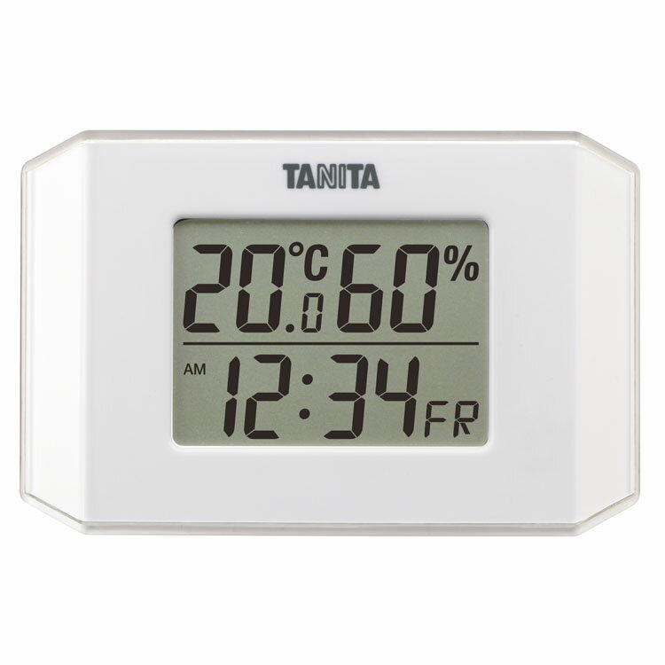 デジタル温湿度計 ホワイト TT-574-WH温度計 湿度計 シンプル 同時表示 見やすい TANITA キッチン リビング 子供部屋 TANITA 【D】【iris_dl】【iris_dl02】