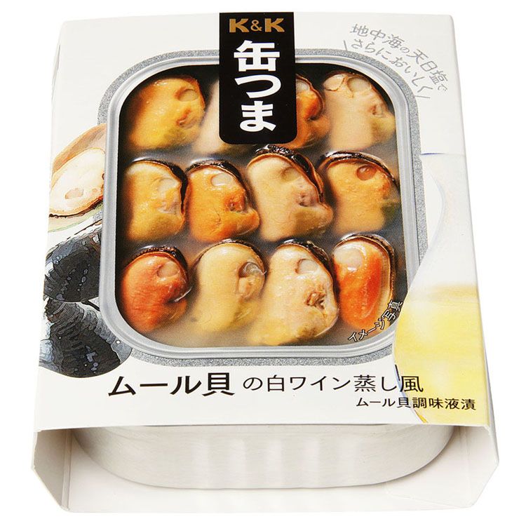 楽天アイリスオーヤマ公式 楽天市場店缶つま ムール貝の白ワイン蒸し風 お酒に合う おつまみ 缶詰 おかず キャンプ アウトドア 防災 かんつま 貝 一人暮らし 国分グループ本社
