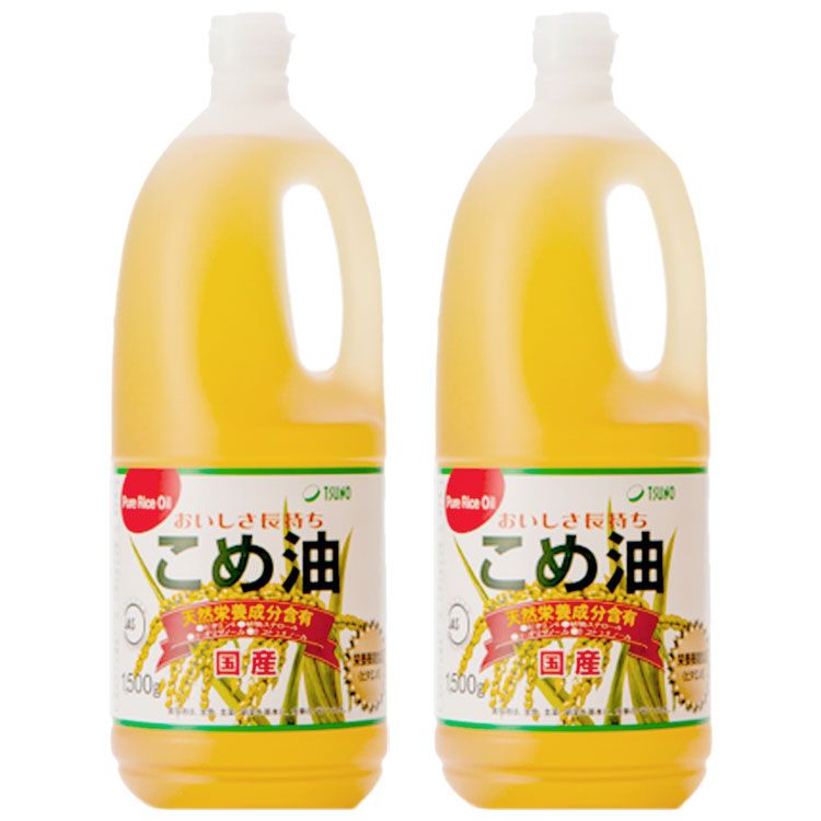 こめ油 築野食品 1.5kg 米油 こめあぶら 1500g TSUNO 国産 健康 ヘルシー ビタミンE 抗酸化 植物ステロール 