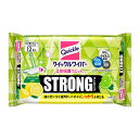 クイックルワイパー立体吸着ウエット ストロングレモン 12枚 花王 Quickle ウェットシート 掃除 床用 フロア用 除菌 ウイルス除去 強力タイプ Kao