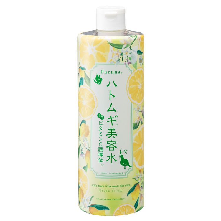 パエンナ ハトムギ美容水 inビタミンC誘導体 500ml ハトムギ 美容水 化粧水 フェイスローション ボディケア ノンアルコール インビタミンC誘導体 乾燥 肌荒れ Paenna 【D】のサムネイル