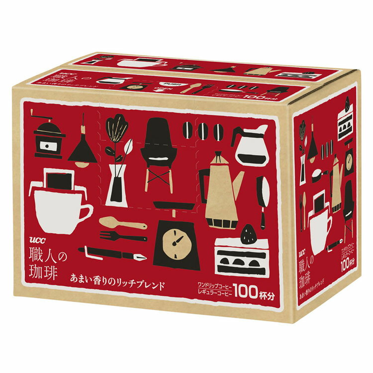 まとめ買いキャンペーン UCC 職人の珈琲 ワンドリップコーヒー あまい香りのリッチブレンド100P 364686コーヒー レギュラーコーヒー ドリップコーヒー カフェ 大容量 簡単 便利 本格 まとめ買い ユーシーシー UCC【iris_dl05】のサムネイル
