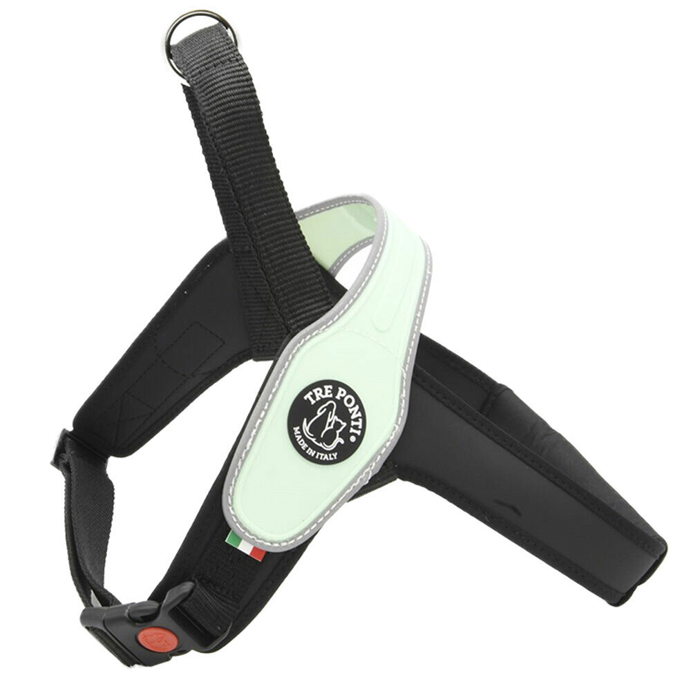 ハーネス 犬 胴輪 LTP200 Primo REFLECTIVE M ハーネス 犬 胴輪 散歩 リーシュ リード 海外 イタリア トレポンティ TREPONTI ミント ラベンダー ブラック[2609]