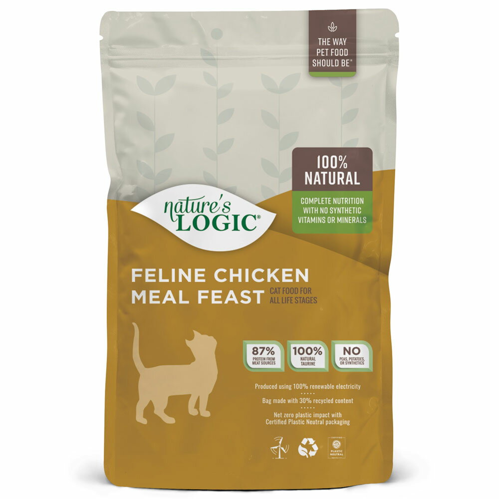 Mature Cat - キャットフード ネイチャーズロジック ドライフード 1.5kg 猫用 全ステージ 無添加 プレミアムフード アレルギー配慮 グルテンフリー ヒューマングレード 高たんぱく質 チキン ターキー Natures Logic