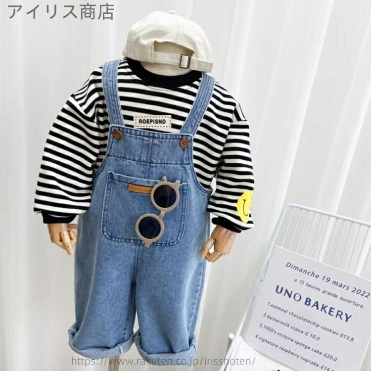 【送料無料】ト ジーンズ 男の子 女の子 秋 冬 春 ジュニア 80cm 90cm 100cm 110cm 120cm 130cm 140cm ..