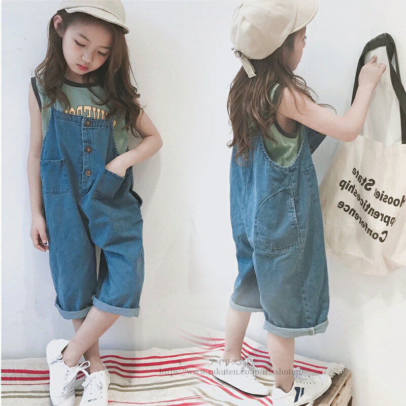 【送料無料】サロペット 子供服 オーバーオール キッズ サロペット 韓国 子供服 女の子 男の子 パンツ ジュニア 韓国サロペット