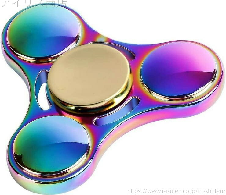 【送料無料】カラー/レインボー 暇つぶしイズ低減 ストレス解消 指スピナー 超耐久性高速回転 ハンドスピナー