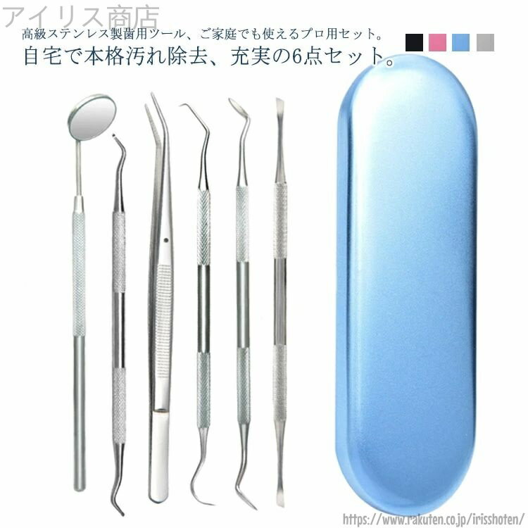 【送料無料】器具 口腔清潔 ヤニとり 自宅用 自分で取る 歯石取り 歯垢 デンタルツール ステンレス製 先極細 スケーラー プロ仕様 プロ仕様