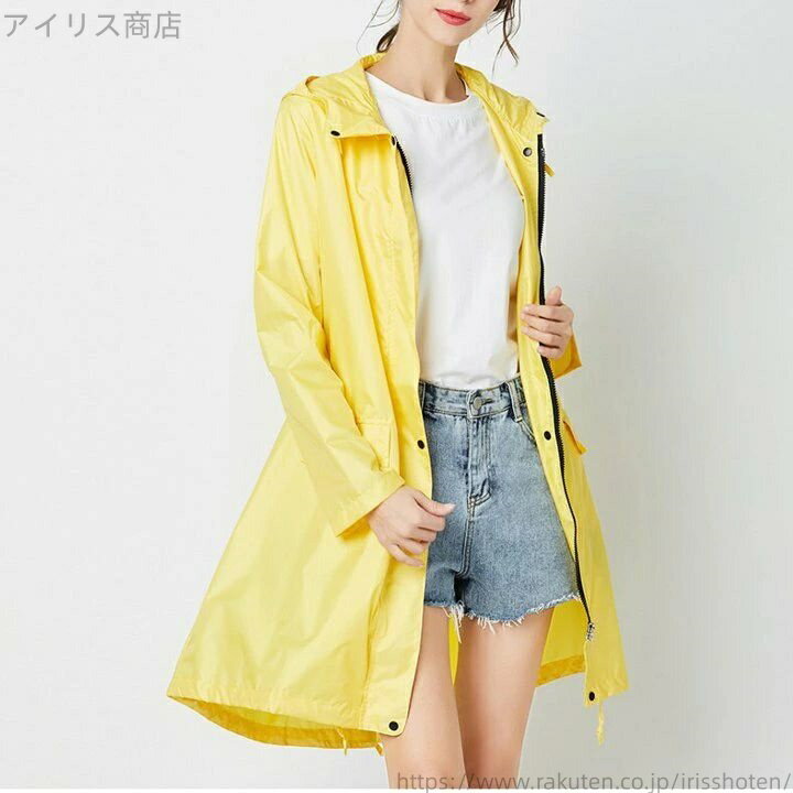 【送料無料】ロング 撥水 大きいサイズ カラー レディース メンズ マキシ丈 自転車 リュック ユニセックス 男女兼用 フード