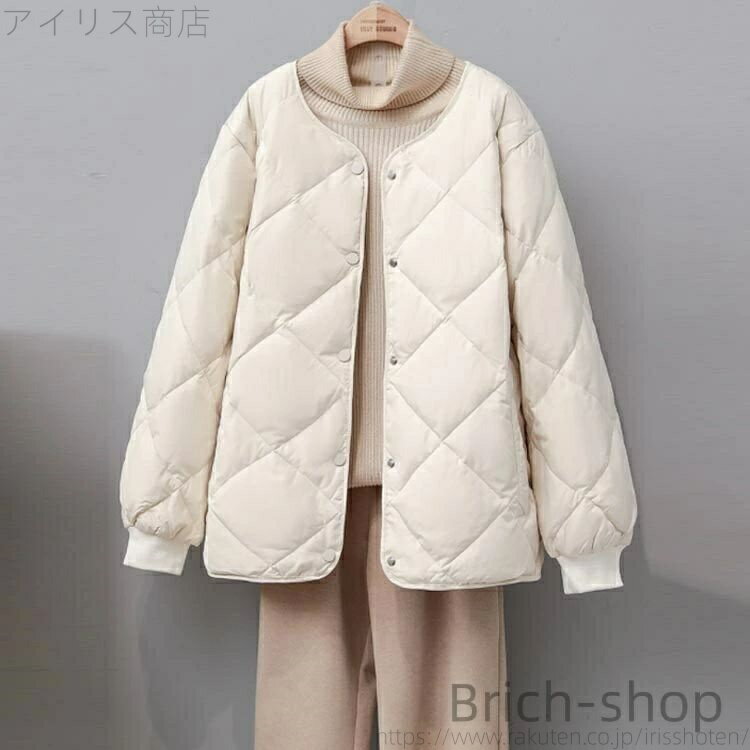 【送料無料】暖かい ブルゾン 防寒 キルトコート 長袖 ショート 軽量 中綿コート ダウン風コート 中綿ジャケット 上着 羽織り コート ウター 2
