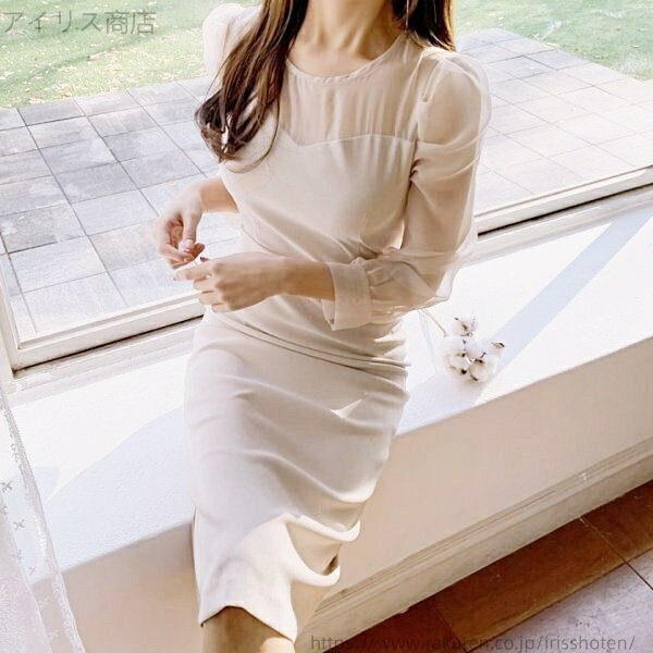 ワンピースIラインドレスシースルー...