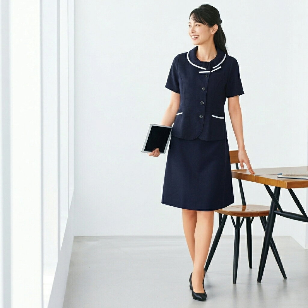 高評価★【送料無料】半袖オーバーブラウス ブラ...の紹介画像3