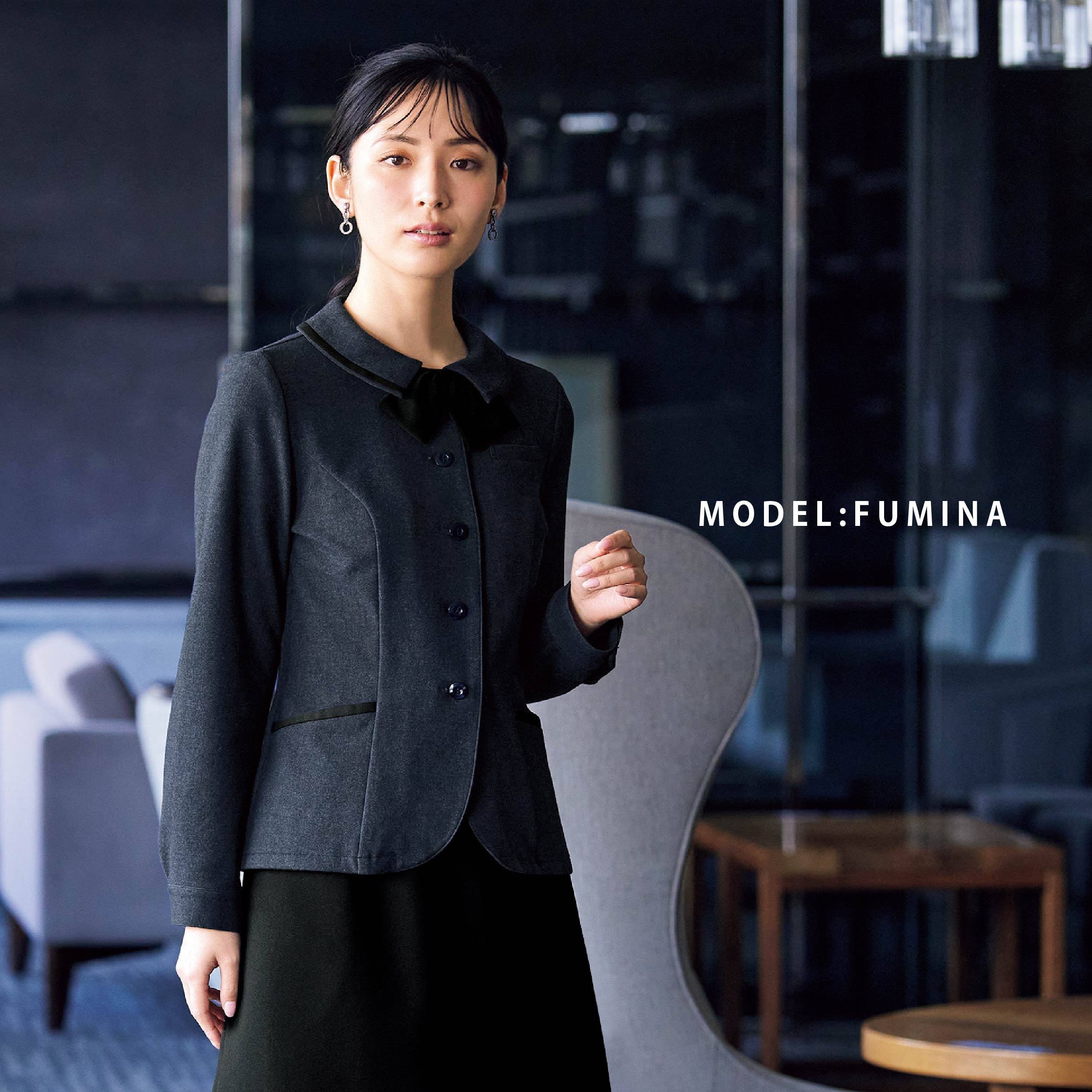 長袖オーバーブラウス 事務服 I2135 ストレッチ素材 伸縮性 抗菌防臭加工 吸汗速乾 UVカット 受付 制服 企業制服 仕事用 オフィス レディース ユニフォーム 事務服 シワになりにくい あす楽 iro-iro-10002140 IRO-iro 楽天市場店 サンプル画像2