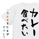 【長袖・ドライ有】デブ系Tシャツ【カレー食べたい】おもしろTシャツ ネタTシャツ 文字Tシャツ ギフト プレゼント 贈り物 メッセージ 名言 団体 ウケ狙い 誕生日 記念日 職場 飲み会 推し活 出し物 発表会 学生