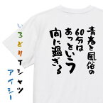 【長袖・ドライ有】ゲス系Tシャツ【青春と風俗の60分はあっという間に過ぎる】おもしろTシャツ ネタTシャツ 文字Tシャツ ギフト プレゼント 贈り物 メッセージ 名言 団体 ウケ狙い 誕生日 記念日 職場 飲み会 推し活 出し物 発表会 学生