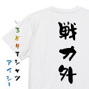 【長袖・ドライ有】脱力系Tシャツ【戦力外】おもしろTシャツ ネタTシャツ 文字Tシャツ ギフト プレゼント 贈り物 メッセージ 名言 団体 ウケ狙い 誕生日 記念日 職場 飲み会 推し活 出し物 発表会 学生
