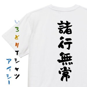 ＼4/25限定！最大半額クーポン有／【長袖・ドライ有】ネタ系Tシャツ【諸行無常】おもしろTシャツ ネタTシャツ 文字Tシャツ ギフト プレゼント 贈り物 メッセージ 名言 団体 ウケ狙い 誕生日 記念日 職場