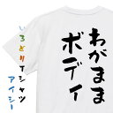 【長袖・ドライ有】デブ系Tシャツ【わがままボディ】おもしろTシャツ ネタTシャツ 文字Tシャツ ギフト プレゼント 贈り物 メッセージ 名言 団体 ウケ狙い 誕生日 記念日 職場 飲み会 推し活 出し物 発表会 学生