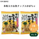 別所蒲鉾 米粉入りお魚チップスかぼちゃ 40g x2個 ぱりっと米粉の新食感!カマボコ屋さんがつくったお魚チップスです