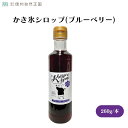 かき氷シロップ(ブルーベリー) 260g 着色料・香料・酸化防止剤不使用・ヨーグルトやパンケーキにかけたり、炭酸やカクテルなどの飲み物に混ぜても・4~8月限定品 菓子