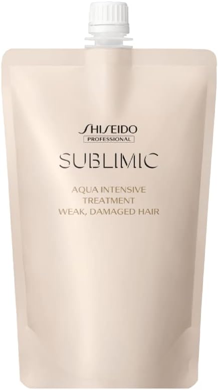 資生堂プロフェッショナル サブリミック アクアインテンシブ ヘアトリートメントW：弱った髪用 450g (レフィル)