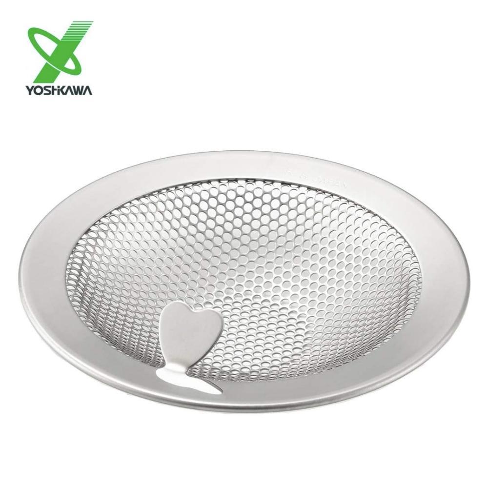 ヨシカワ 排水口 ゴミ受け メール便対応 ユニットバス用 パンチングゴミ受け ステンレス 2014062 排水..