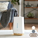 ★店内全品対象エントリーで+P5倍 ラドンナ トフィー 抗菌ハイブリッドUVアロマ加湿器 加湿器 タイマー UV除菌 4.0L HF09 ダークグレー ピュアホワイト アロマオイル アロマウォーター 超音波振動 加熱式 おしゃれ 温活