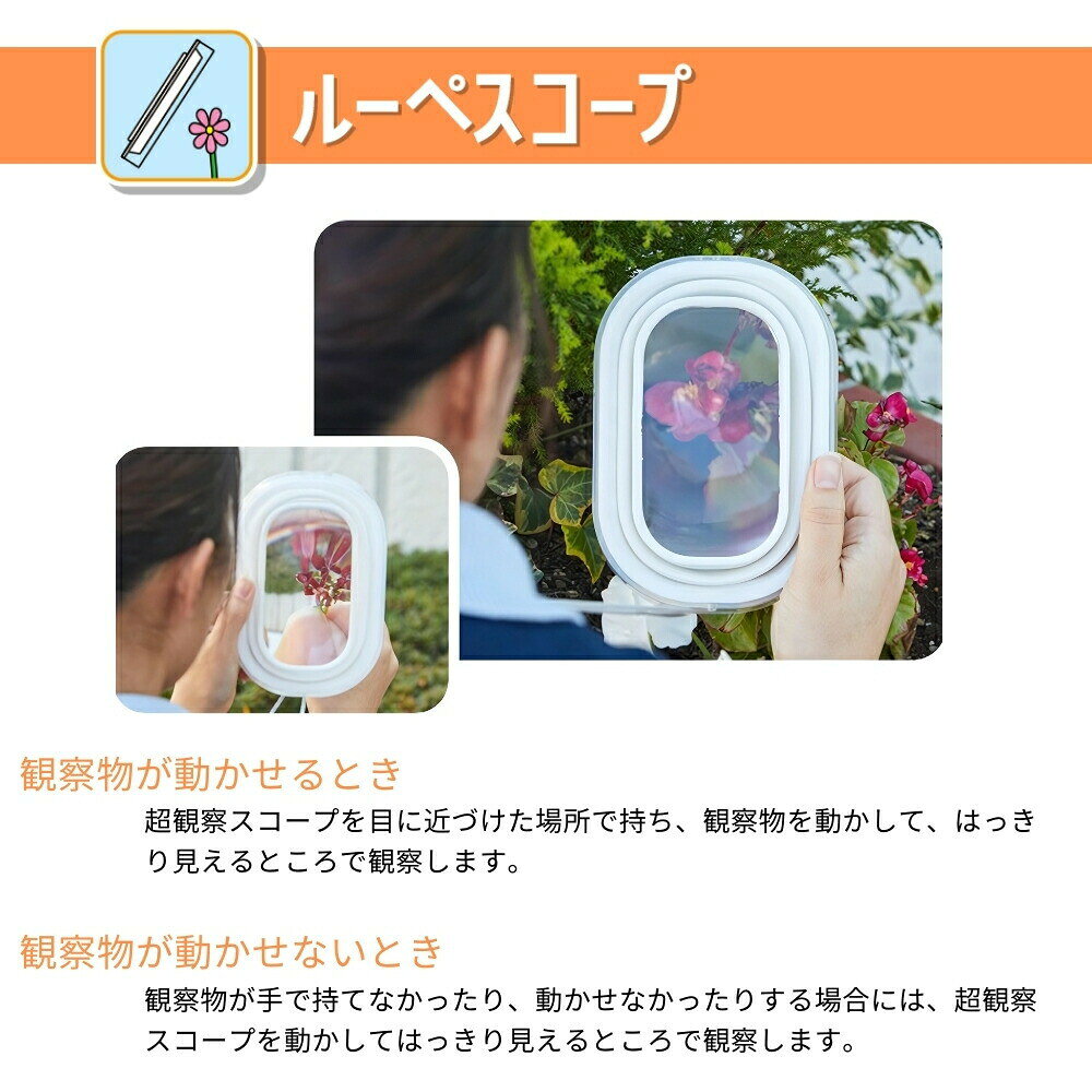 レイメイ藤井 超観察スコープ RXL1239 子ども ルーペ 拡大鏡 虫眼鏡 水陸両用 小学...