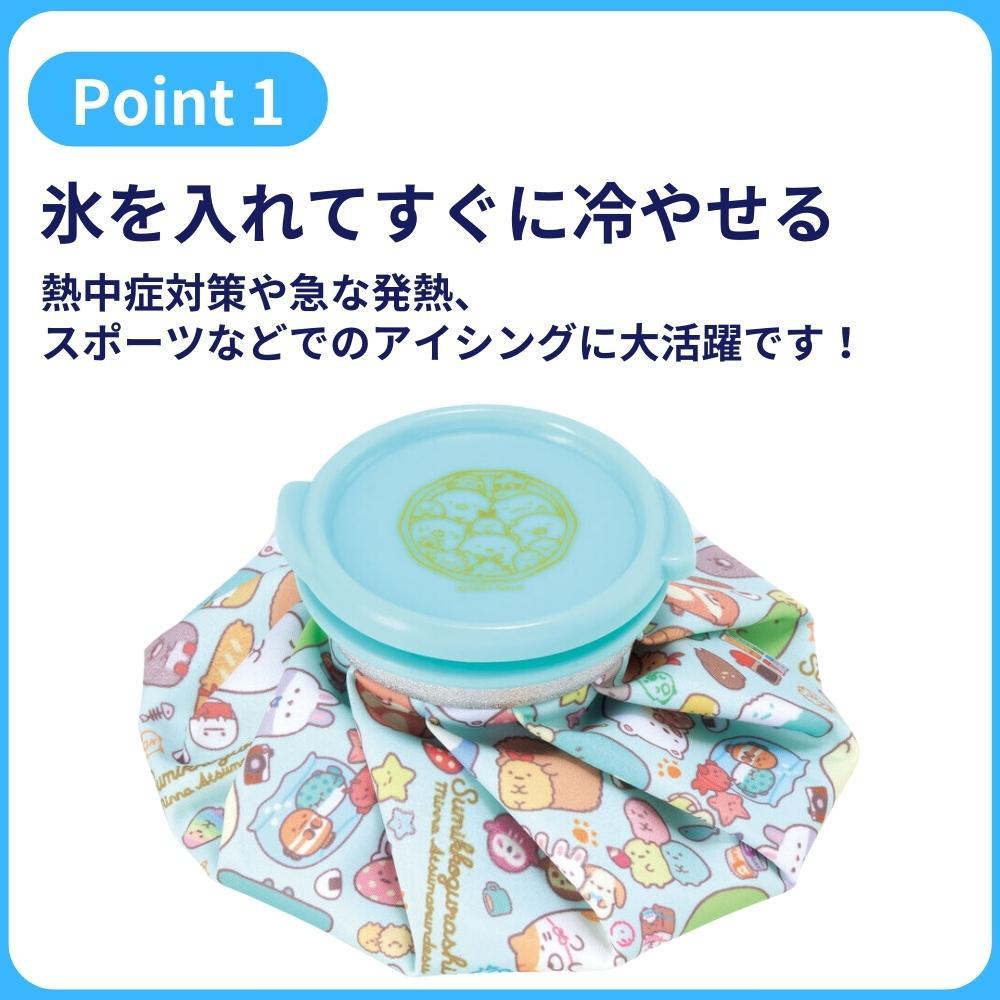彩り空間キャラクターズのskater スケーター ICB1 氷嚢 氷のう Sサイズ アイスバッグ アイスパック アイシング 冷却 メール便対応 スポーツ用品 キャラクター 子供 大人 スポーツ｜アングル3