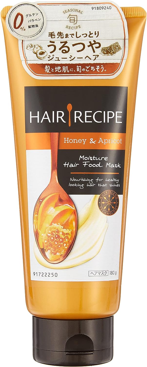 ヘアレシピ 洗い流すトリートメント ハニーアプリコットエンリッチモイスチャーレシピ 本体 180g
