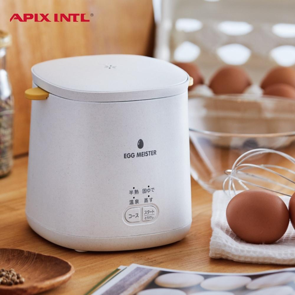 アピックス エッグマイスター AEM-422WH ゆで卵メーカー ゆで卵 機 4個 ゆで卵調理器 時短 調理器具 キッチン家電