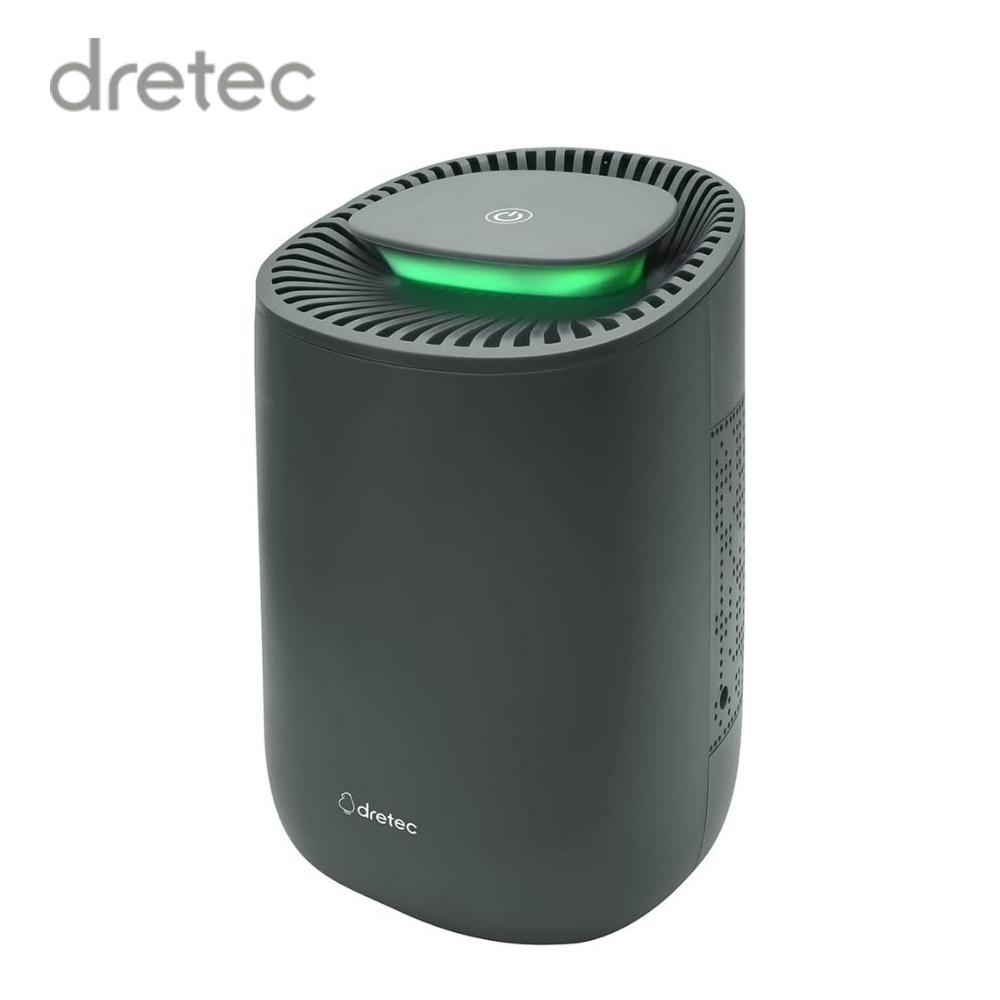 ドリテック コンパクト除湿器 クアラ JY-101RDG 除湿器 軽量 ダークグレー クローゼット 玄関 カビ抑制 結露対策 除湿 洗面所 寝室 省エネ エコ 節約 ペルチェ式 省スペース