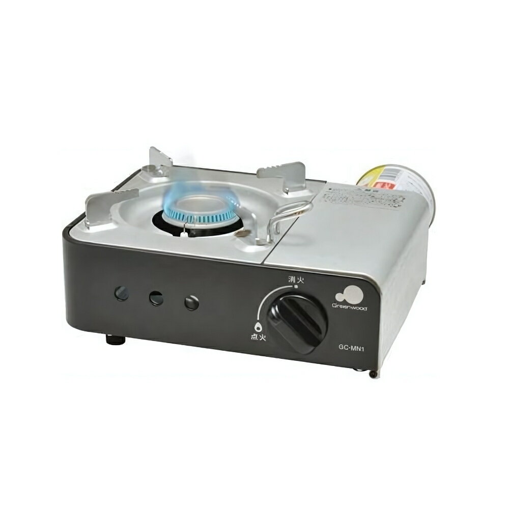 カセットコンロ グリーンウッド GC-MN1 積み重ねてスッキリ収納 コンパクト 防災グッズのサムネイル