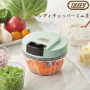 Toffy トフィー ハンディチョッパーミニ 切れ味抜群 おすすめ 分解 蓋付き K-HC5