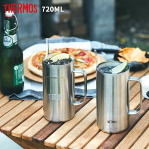 【あす楽】サーモス タンブラー ジョッキ マグカップ 0.72L 大容量 真空断熱 ステンレス JDK-720 ビール THERMOS コーヒー