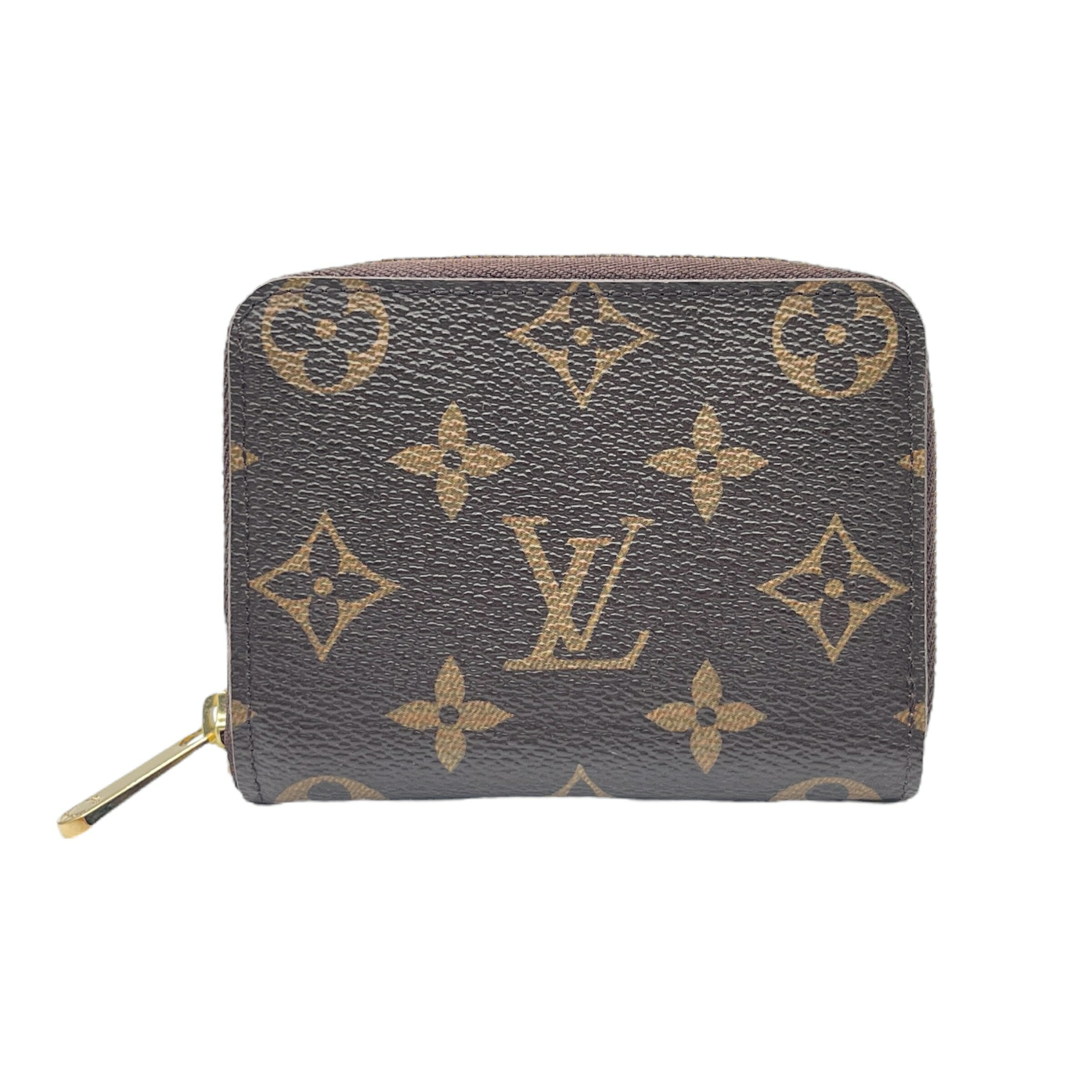 樂天商城 - 【中古】LOUIS VUITTON ルイ・ヴィトン コインケース　M60067 ジッピーコインパース　モノグラム　ブラウン 二つ折り財布 ブラウン ユニセックス レザー