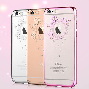 iPhone 6Plus 6sPlus   С ե ǥ ե   ǥ 襤 饭  ֤Ӥ  ꥢ  ꡼ /Devia Crystal garland