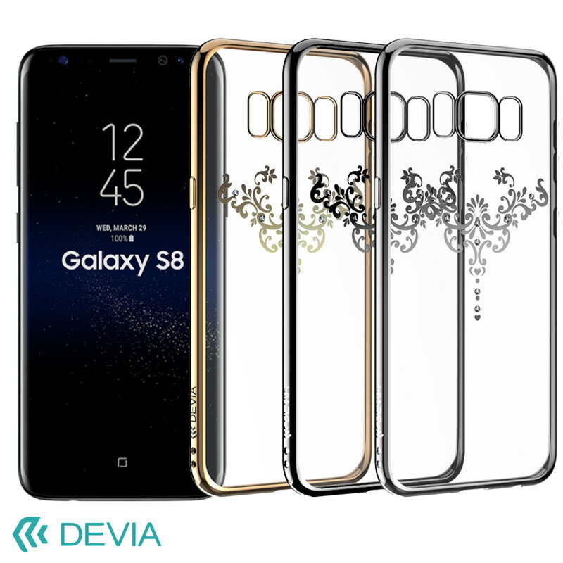 1000ߥݥå ̵Galaxy S8  ɥå ե ȡ  եȥ å ꥢ Ʃ 㥹/ Devia Crystal Iris