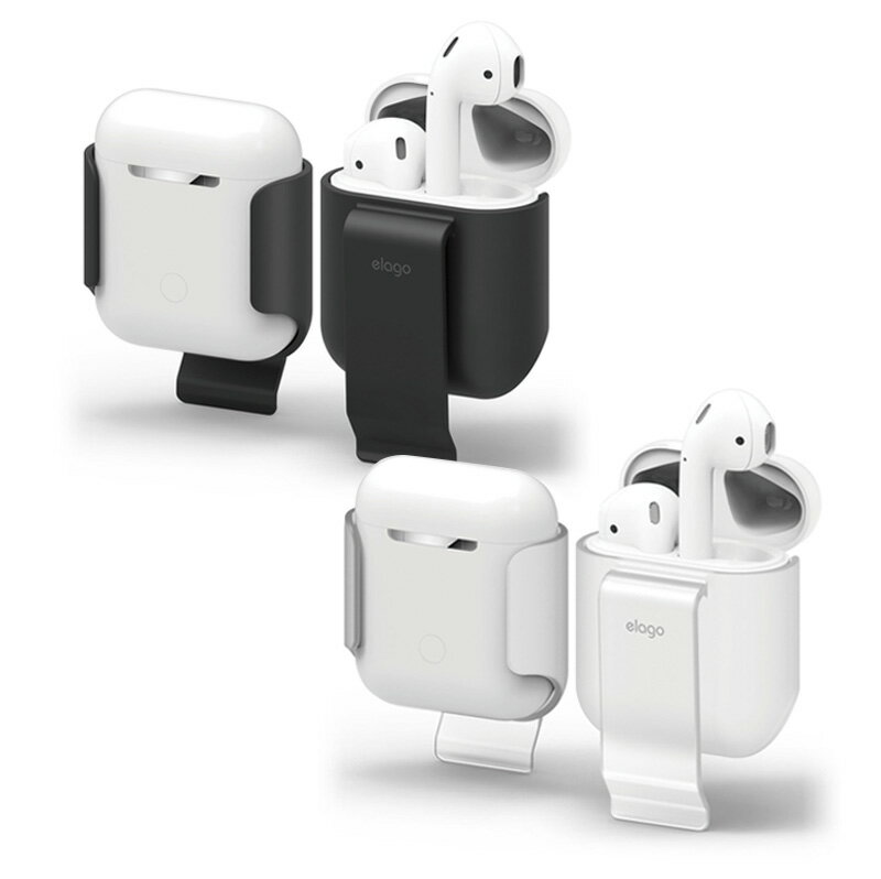 AirPods エアポッズ ケース カバー 持ち運び 便利 超軽量 クリップ付 クリップタイプ 紛失防止 ベルト /AirPods Carrying Clip