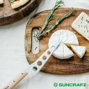 サンクラフト チーズナイフ ナイフ チーズ BM-223 メール便対応 日本製 波型 包丁 ステンレス 料理 調理器具 自然の木のぬくもりが感じられるデザインのキッチンツールシリーズです。 カマンベールチーズやブルーチーズなどの少しソフトなチーズを切るときに使います。 穴が開いているのでチーズが刃にくっつきにくく、先でチーズを刺してサービングできるので便利です。 【仕様】 ・サイズ：約235×38×18mm ・重量　：55g ・材質　：ステンレス鋼、天然木（ウレタン塗装） ・原産国：日本 注意事項 ・実物に近い色を画像で表現していますが、撮影環境、お使いのディスプレイなどの条件によって多少の誤差が生じる場合がございます。 ・ご注文タイミングやご注文内容によっては、購入履歴からのキャンセル、修正を受け付けることができない場合がございます。 ・複数の同時注文がおきた場合、システムのタイムラグの理由から、在庫切れの状態でも購入が可能となる場合がございます。その場合、こちらからメールでご連絡させて頂きます。商品概要サンクラフト チーズナイフ ナイフ チーズ BM-223 メール便対応 日本製 波型 包丁 ステンレス 料理 調理器具 自然の木のぬくもりが感じられるデザインのキッチンツールシリーズです。 カマンベールチーズやブルーチーズなどの少しソフトなチーズを切るときに使います。 穴が開いているのでチーズが刃にくっつきにくく、先でチーズを刺してサービングできるので便利です。 【仕様】 ・サイズ：約235×38×18mm ・重量　：55g ・材質　：ステンレス鋼、天然木（ウレタン塗装） ・原産国：日本 注意事項 ・実物に近い色を画像で表現していますが、撮影環境、お使いのディスプレイなどの条件によって多少の誤差が生じる場合がございます。 ・ご注文タイミングやご注文内容によっては、購入履歴からのキャンセル、修正を受け付けることができない場合がございます。 ・複数の同時注文がおきた場合、システムのタイムラグの理由から、在庫切れの状態でも購入が可能となる場合がございます。その場合、こちらからメールでご連絡させて頂きます。 関連商品 　 　 　 　 おすすめ特集