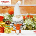 ノルディカニッセ 二ットセーターサンタ トナカイ サイレントナイト NRD120606 木製 人形 デンマーク クリスマス プレゼント ギフト 飾り 窓 子供 大人 おもちゃ 北欧 インテリア