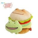 サンエックス チキップダンサーズ うまうまバーガー バーガーぬいぐるみ スキップガエル先生 MO54601 4974413854511 ぬいぐるみ 癒し 大人 子供