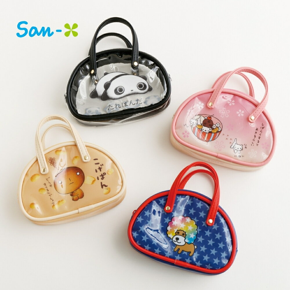 【9月度月間優良ショップ】サンエックス あのころのともだち ポーチ たれぱんだ キャラクター かわいい マチ付き 小物入れ 化粧ポーチ メイクポーチ 収納 こげぱん アフロ犬 にゃんにゃんにゃんこ 平成 クリア