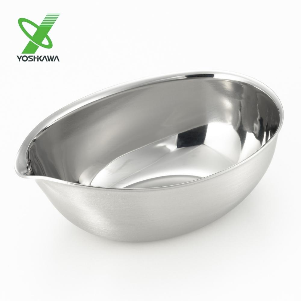 【9月度月間優良ショップ】ヨシカワ and ステンレス しずく型 ボウル 日本製 燕三条 AN0204 おしゃれ 小さい 食器 小鉢 注ぎ口 調理器具