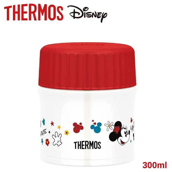 サーモス スープジャー 300ml JBU-301DSBKR 381277 Disney おしゃれ 子供 大人 保温 保冷 ステンレス 弁当箱 THERMOS ミニー ランチ